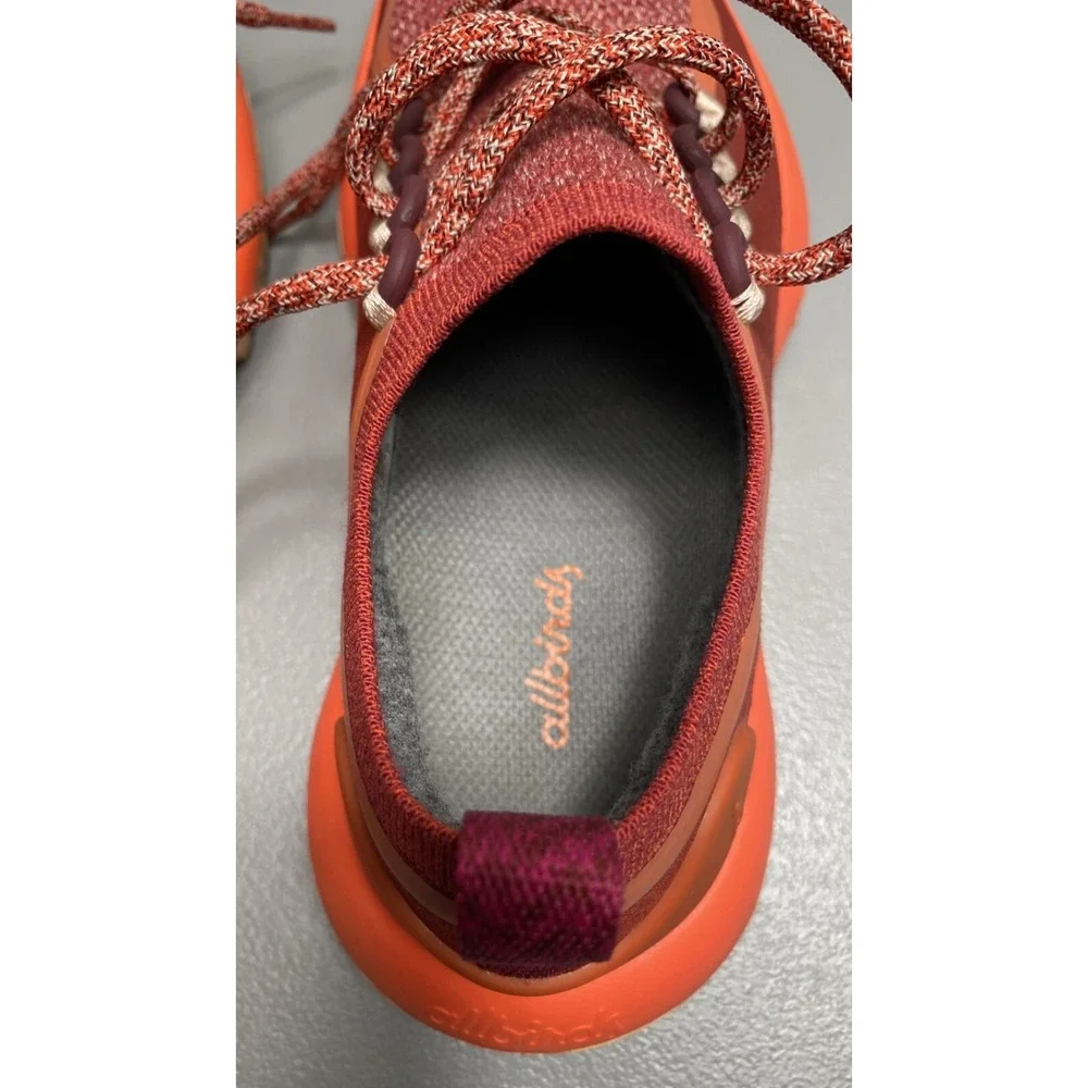 Allbirds Women's Trail Runners SWT Running Shoes Size 7 Red Orange Sneakers